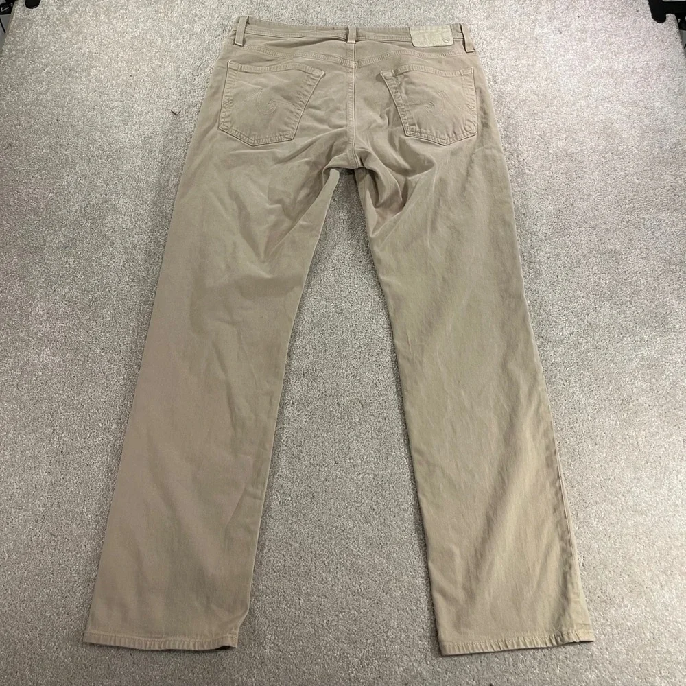 AG Adriano Goldschmied The Graduate Mens 34x32 Khaki Tailored Leg Pants